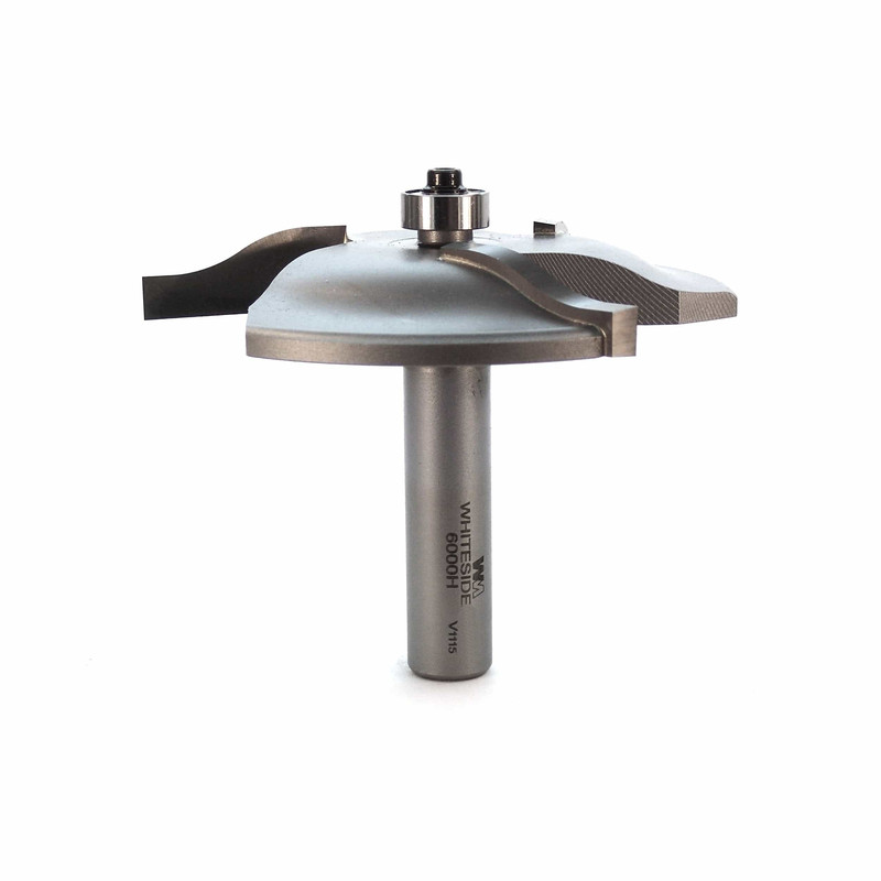 6000H 3-Wing Large Raised Panel Router Bit 3-3/8" D, Ogee